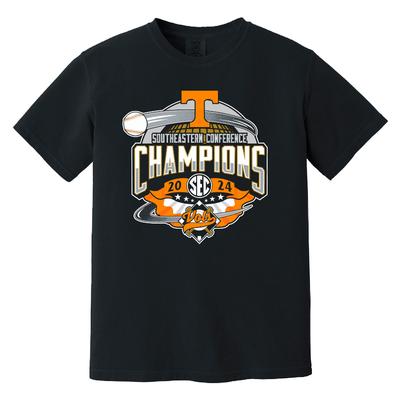 Tennessee 2024 SEC Baseball Regular Season Champs Comfort Colors Tee