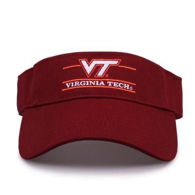 Virginia Tech The Game Circle Split Bar Velcro Visor