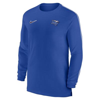 MTSU Nike Dri-Fit UV Coach Long Sleeve Top