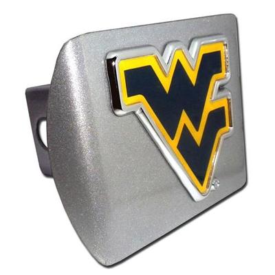 West Virginia Color Emblem Metal Hitch Cover 