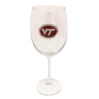 Virginia Tech Large Wine Glass