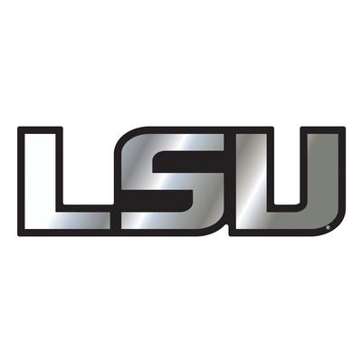 LSU Magnet Chrome LSU Logo 3