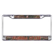  Florida State Camo License Plate Frame