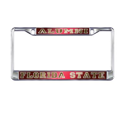 Florida State License Plate Frame Mirrored Alumni 