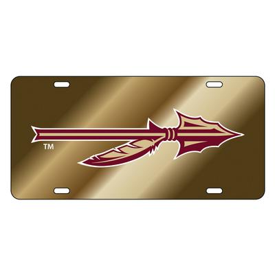 Florida State Reflective Spear License Plate