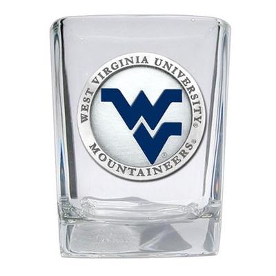 West Virginia Heritage Pewter Square Shot Glass 