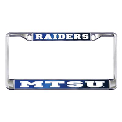 MTSU License Plate Frame Raiders/MTSU