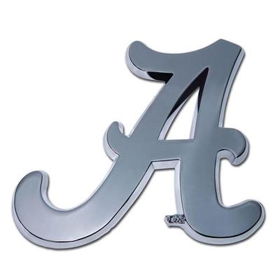 Alabama Chrome Auto Emblem