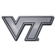  Virginia Tech Chrome Auto Emblem