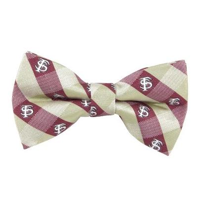 Florida State Bow Tie Check Pattern 