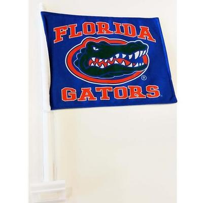 Florida Gator Head Car Flag 