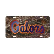  Florida Gators Script Camo License Plate