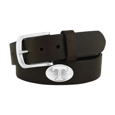 Tennessee Power T Logo Concho Belt (Brown)
