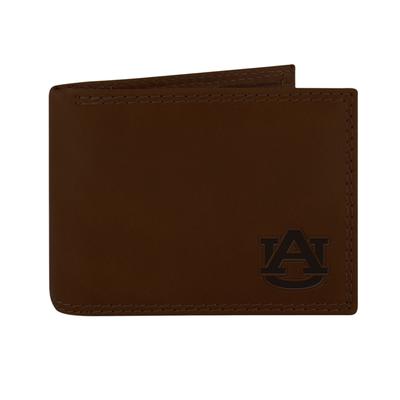 Auburn Embossed Leather Bifold Wallet
