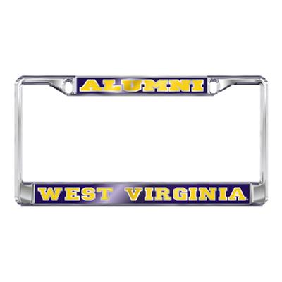 West Virginia License Plate Frame Alumni/West Virginia