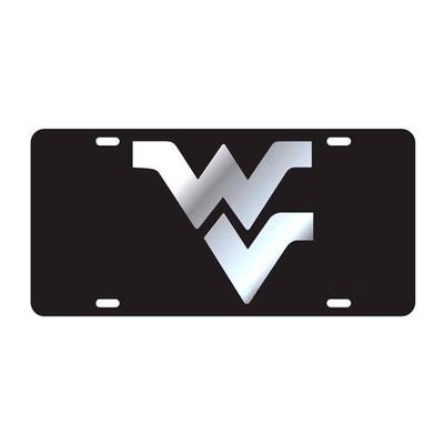 West Virginia License Plate Black/Silver WV Logo