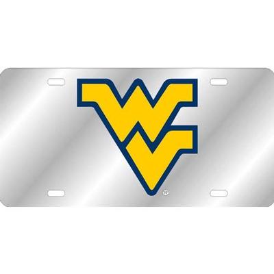 West Virginia License Plate Silver/Yellow WV Logo