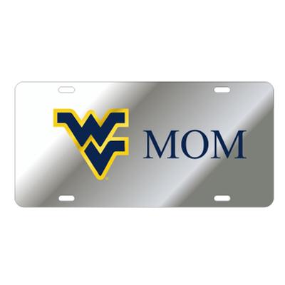 West Virginia License Plate Silver WV Mom