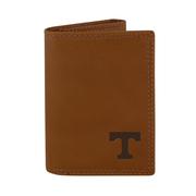  Tennessee Zep- Pro Brown Leather Embossed Trifold Wallet