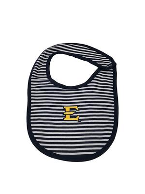 ETSU Infant Striped Bib