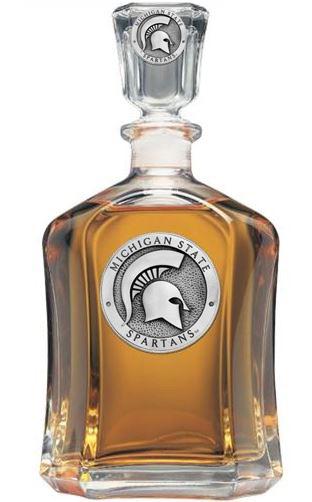  Michigan State Heritage Pewter Capitol Decanter