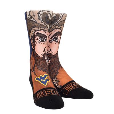 West Virginia Mountaineer Mascot Sock