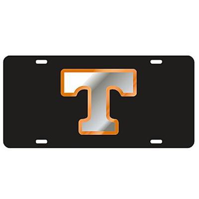 Tennessee Silver and Black Power T License Plate