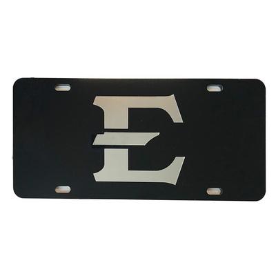 ETSU Mirrored E Logo License Plate 