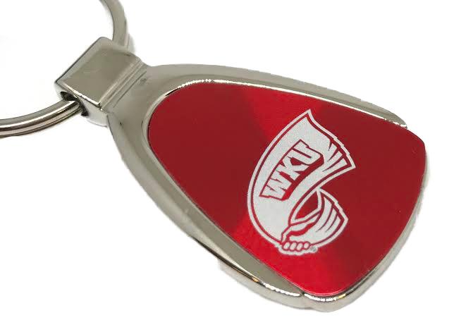 Western Kentucky University-Silicone Snap Key Chain-Red 