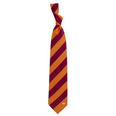 Maroon Regiment Stripe Tie