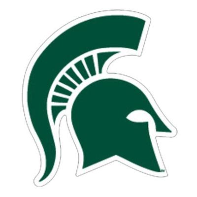 Michigan State Spartan Helmet Decal
