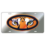  Auburn Oval Tiger Eyes License Plate