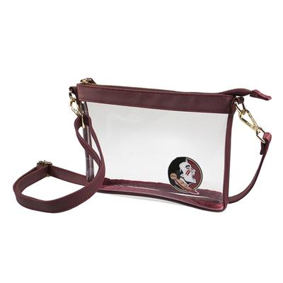 Florida State Small Crossbody Clear Bag