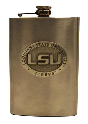 LSU Heritage Pewter Flask
