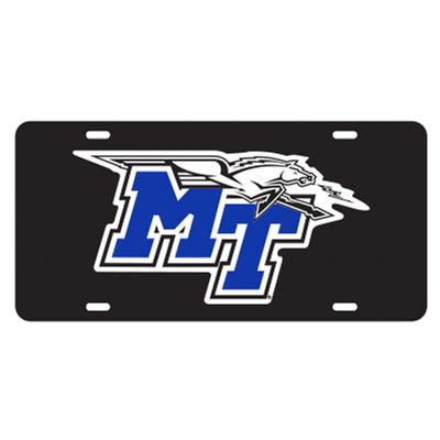 MTSU Reflective Logo License Plate