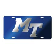  Mtsu Logo License Plate