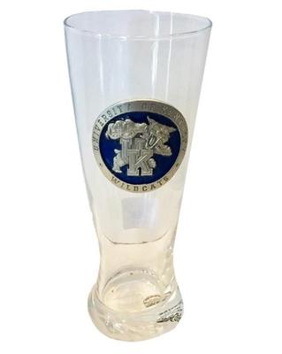 Kentucky Heritage Pewter Pilsner Glass (Blue Emblem)