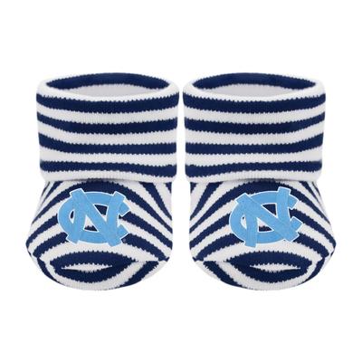 UNC Striped Booties