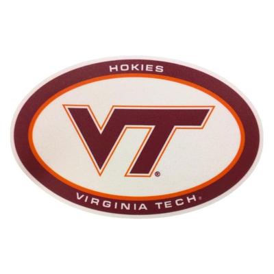 Virginia Tech Oval Decal 6