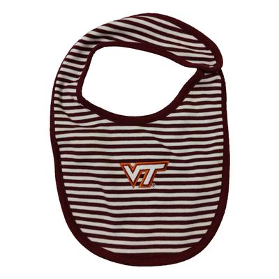 Virginia Tech Infant Striped Bib