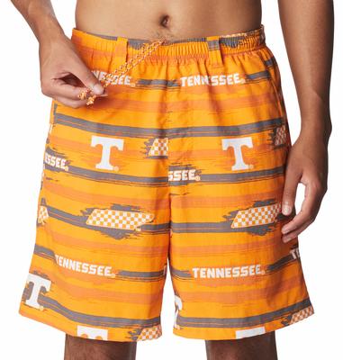 Tennessee Columbia PFG Backcast River Shorts SOLARIZE_STRIPE