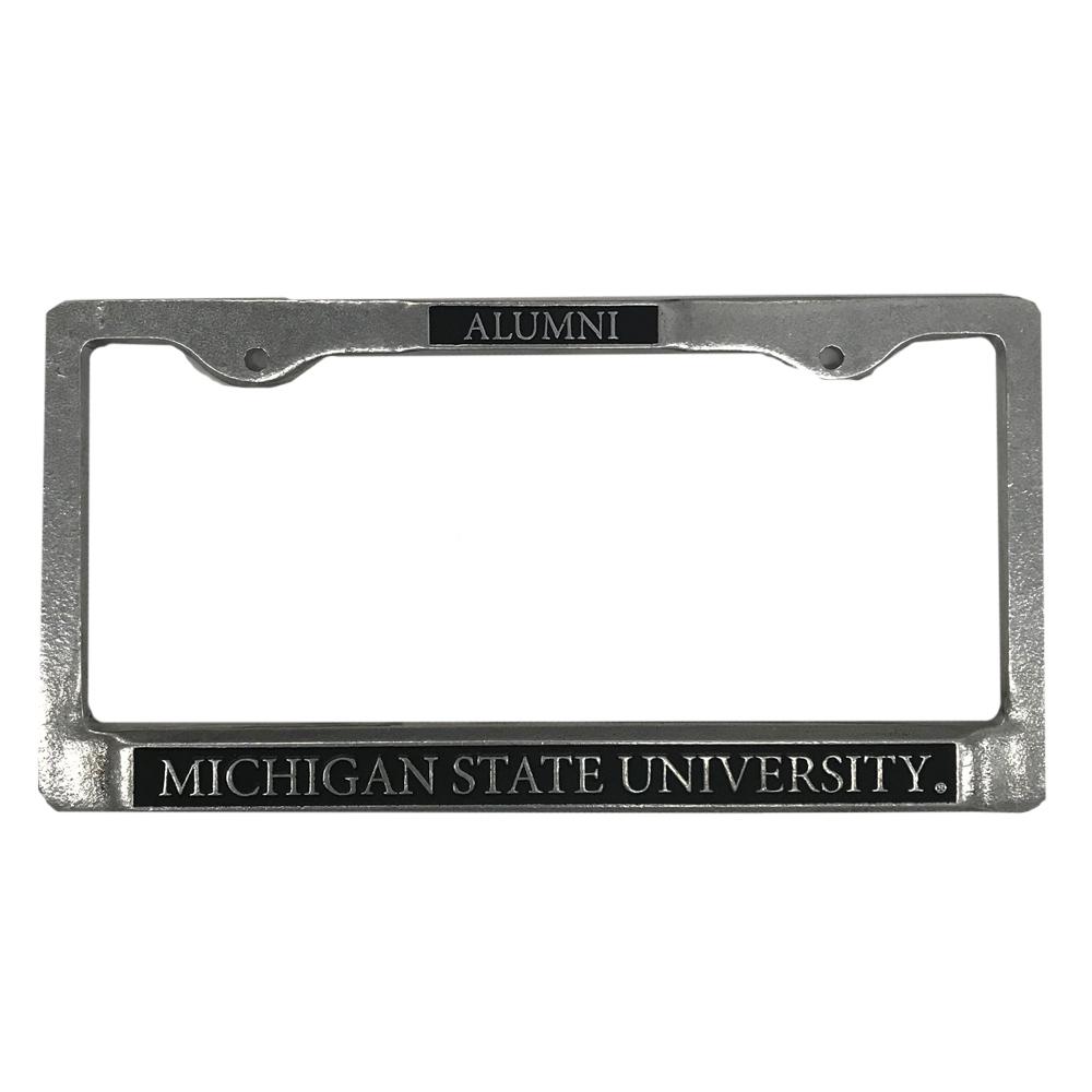 Michigan State Spartans Colored Metal License Plate Frame