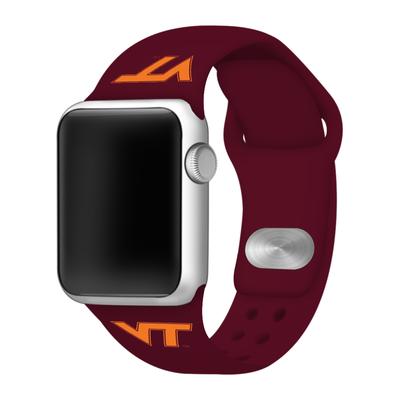 Virginia Tech Apple Watch Silicone Sport Band 38mm