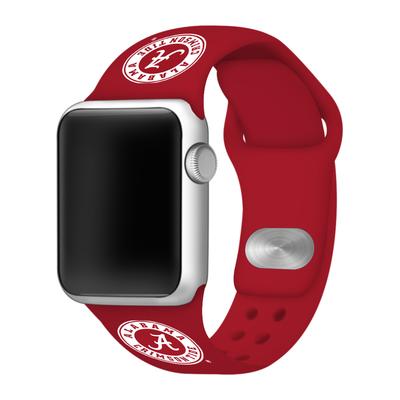 Alabama Crimson Tide Apple Watch Silicone Sport Band 38mm