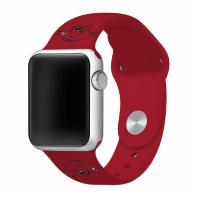 Arkansas Apple Watch Silicone Sport Band 38mm