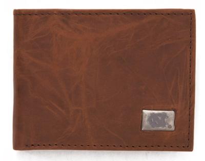 UNC Leather Bi-Fold Wallet