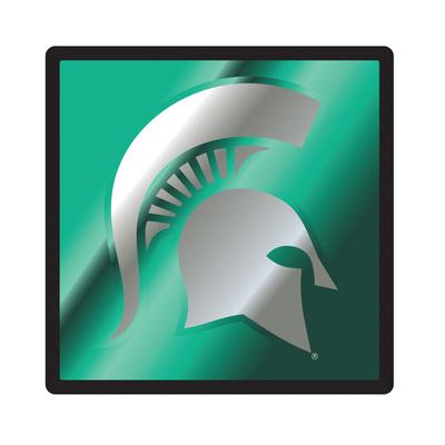 Michigan State Domed Spartan Hitch Cover 2