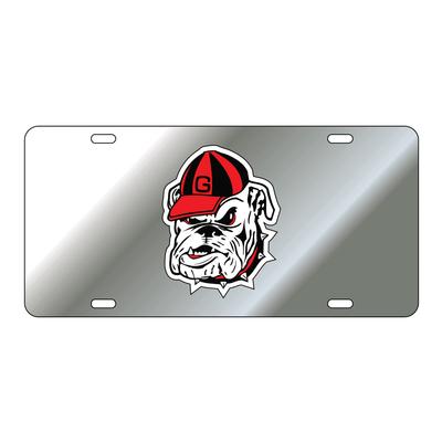 Georgia Reflective Bulldog License Plate