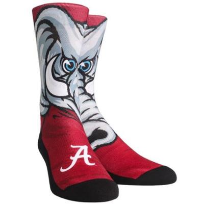 Alabama Rock'em Mascot Series Crew Socks