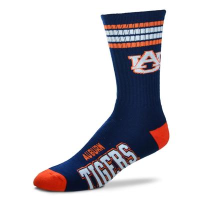 Auburn 4 Stripe Deuce Socks